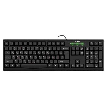 Клавиатура Sven KB-S300, USB, черный Клавиатура Sven KB-S300, USB, черный