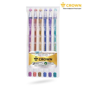 Набор гелевых ручек Crown 