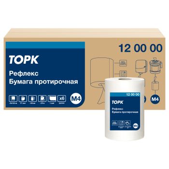 Протирочная бумага в рулонах Торк 