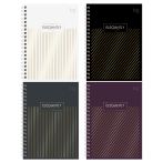 Записная книжка А6 80л., на гребне BG "Minimal", глянцевая ламинация, тиснение фольгой, твердая обложка