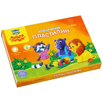 Пластилин Мульти-Пульти 