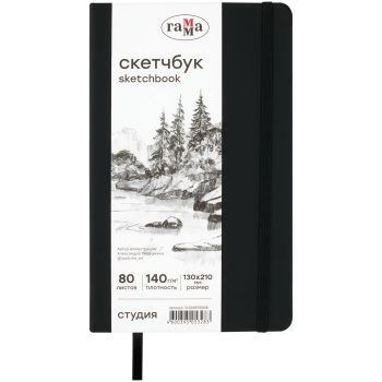 Скетчбук 80л., 130*210 Гамма 