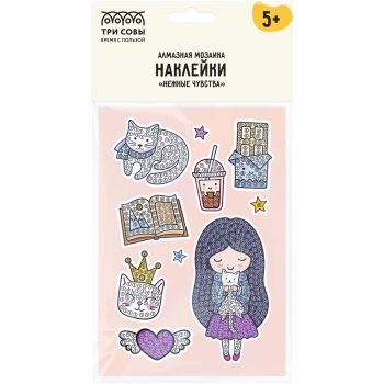 Алмазная мозаика, наклейки ТРИ СОВЫ 